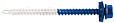 Заказать качественный Саморез 4,8х70 ПРЕМИУМ RAL5005 (синий насыщенный) в Компании Металл Профиль.